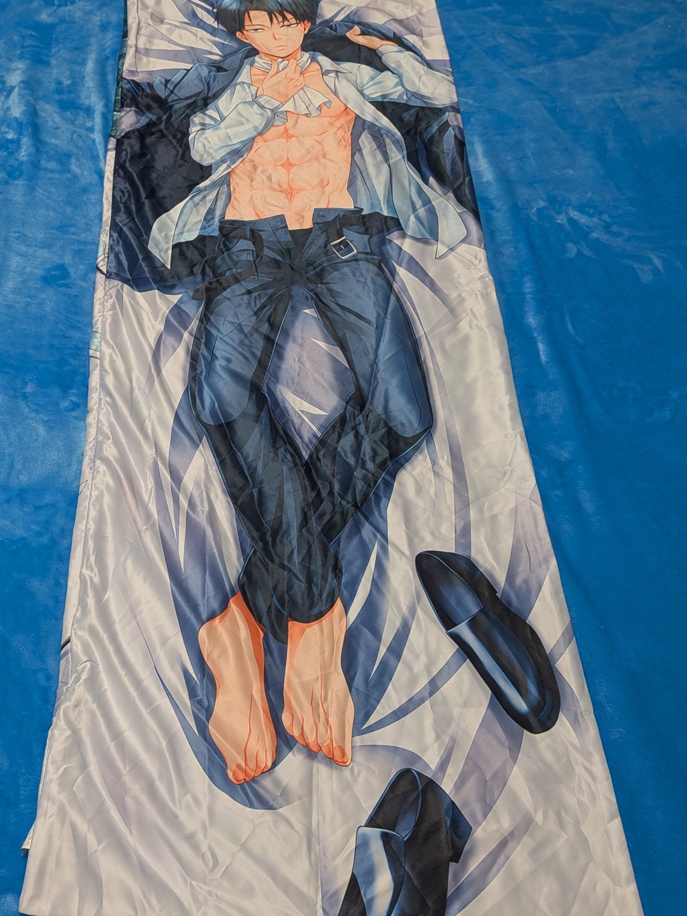 ⚔️ Levi Ackerman Dakimakura Body Pillow Cover ⚔️ - Picture 2 of 2